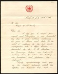 Letter from George J. Abbot, United States Consul, to Mayor Stevens by George J. Abbot