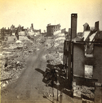 Looking North along Exchange Street, from Fore Street. by J. P. Soule