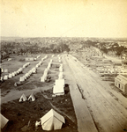 Panoramic View of Burnt District, along Congress Street, viewed from Portland Observatory. by J. P. Soule