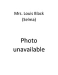 Mrs. Louis Black (Selma) by Selma Frances Wolf Black