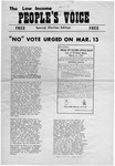 The Low Income People's Voice - March 1972 - Special Election Edition