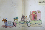 Painted Sketch for "Longfellow" Parade Float by Joseph A. Damon