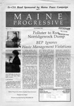 The Maine Progressive - Vol. 5, No. 2 : November 1990