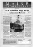 The Maine Progressive - Vol. 5, Nos. 10 & 11 : July-August 1991
