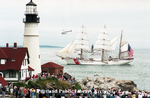 OpSail 2000 from Fort Williams Park with U.S. Coast Guard Eagle