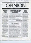 Peaks Island Opinion, Vol 1, No 1 : Apr/May 1993 by Jenny Yasi and Kathy Caron