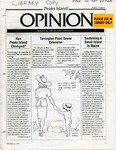 Peaks Island Opinion, Vol 1, No 4 : Jul/Aug 1993