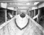 Sewer Duct under construction. by City Of Portland, Maine, Annual Report of the Commissioner of Public Works