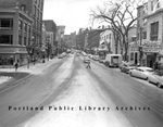 Congress Street at Center Street, 1954