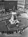 Memorial Day on Monument Square, 1954
