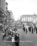 Memorial Day parade on Congress Street, 1954