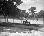 Deering Oaks tennis courts, 1960