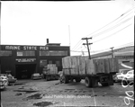 Maine State Pier entrance on Commercial Street, 1958