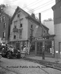 Portland Street fire scene, 1941