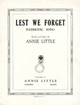 Lest We Forget: Patriotic Song by Annie Little