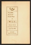 Twelfth Annual Field Day Menu by Woman's Literary Union
