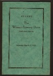 1929 By-Laws by Woman's Literary Union