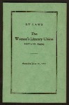 1939 By-Laws by Woman's Literary Union
